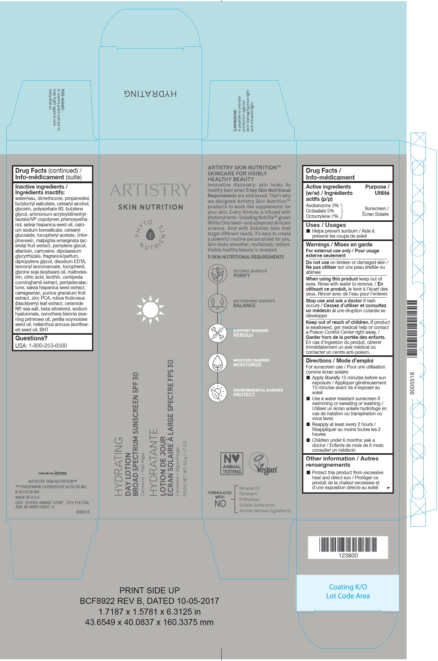 Pill image for Artistry Skin Nutrition Hydrating Day Lotion