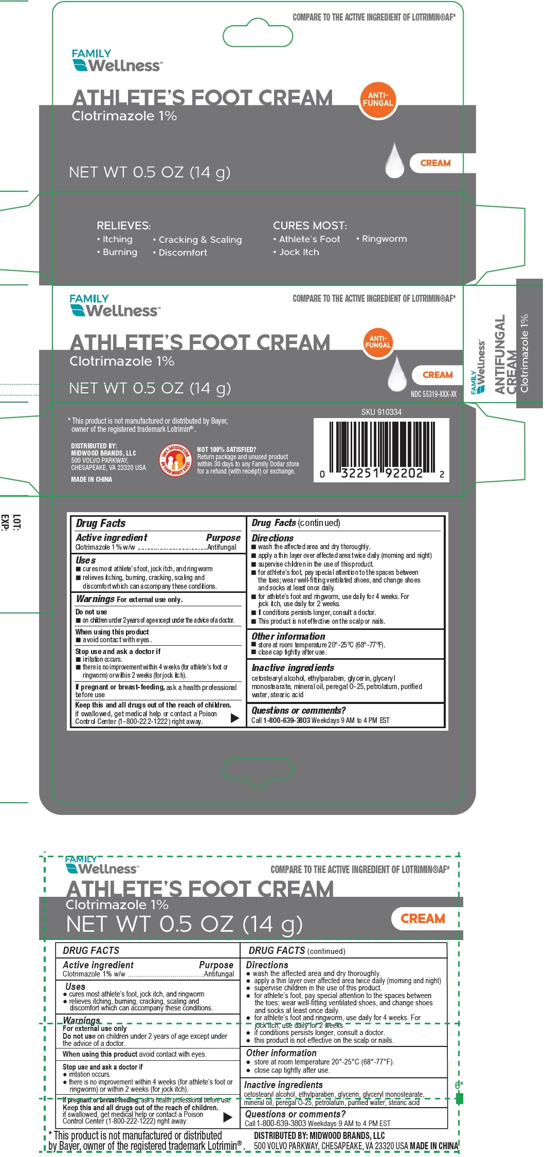 Pill image for Family Wellness Clotrimazole 1% Anti Fungal Cream