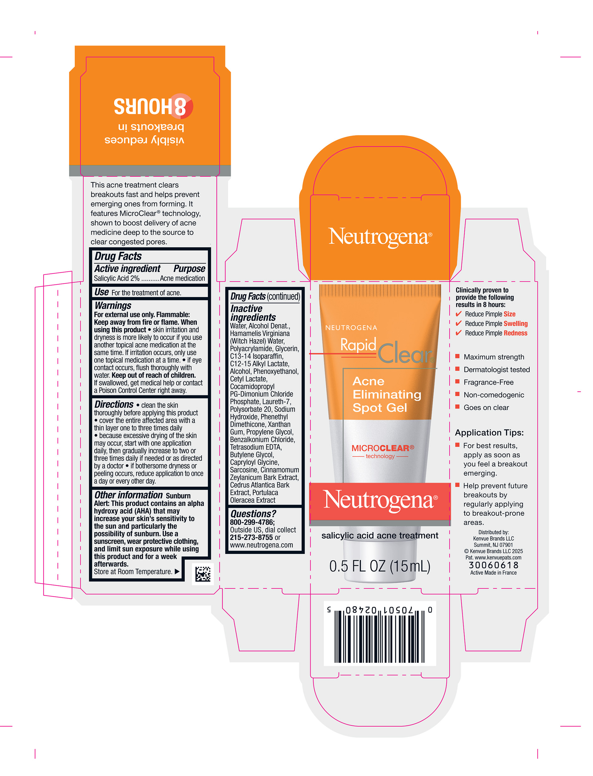 Pill image for Neutrogena Rapid Clear Acne Eliminating Spot Gel