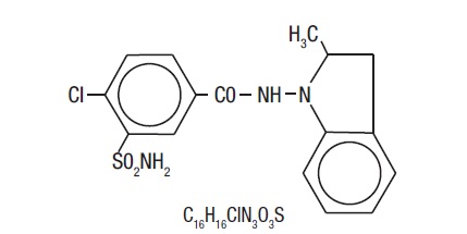 Pill image for Indapamide Tablets, Usp 1.25mg And 2.5mg Rx Only