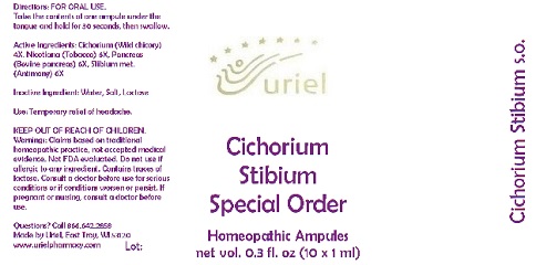 Pill image for Cichorium Stibium Special Order