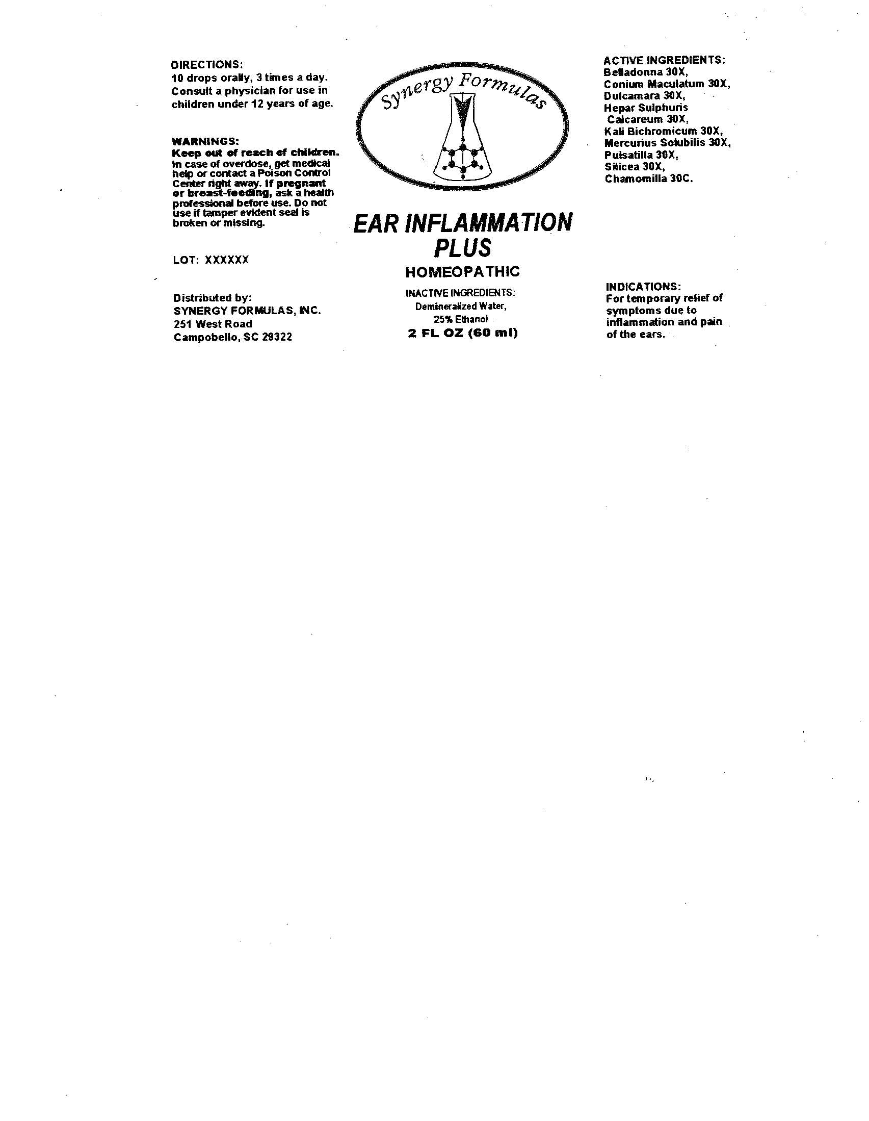Pill image for Ear Inflammation Plus