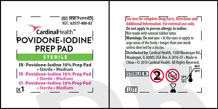 Pill image for povidone-iodine prep pad