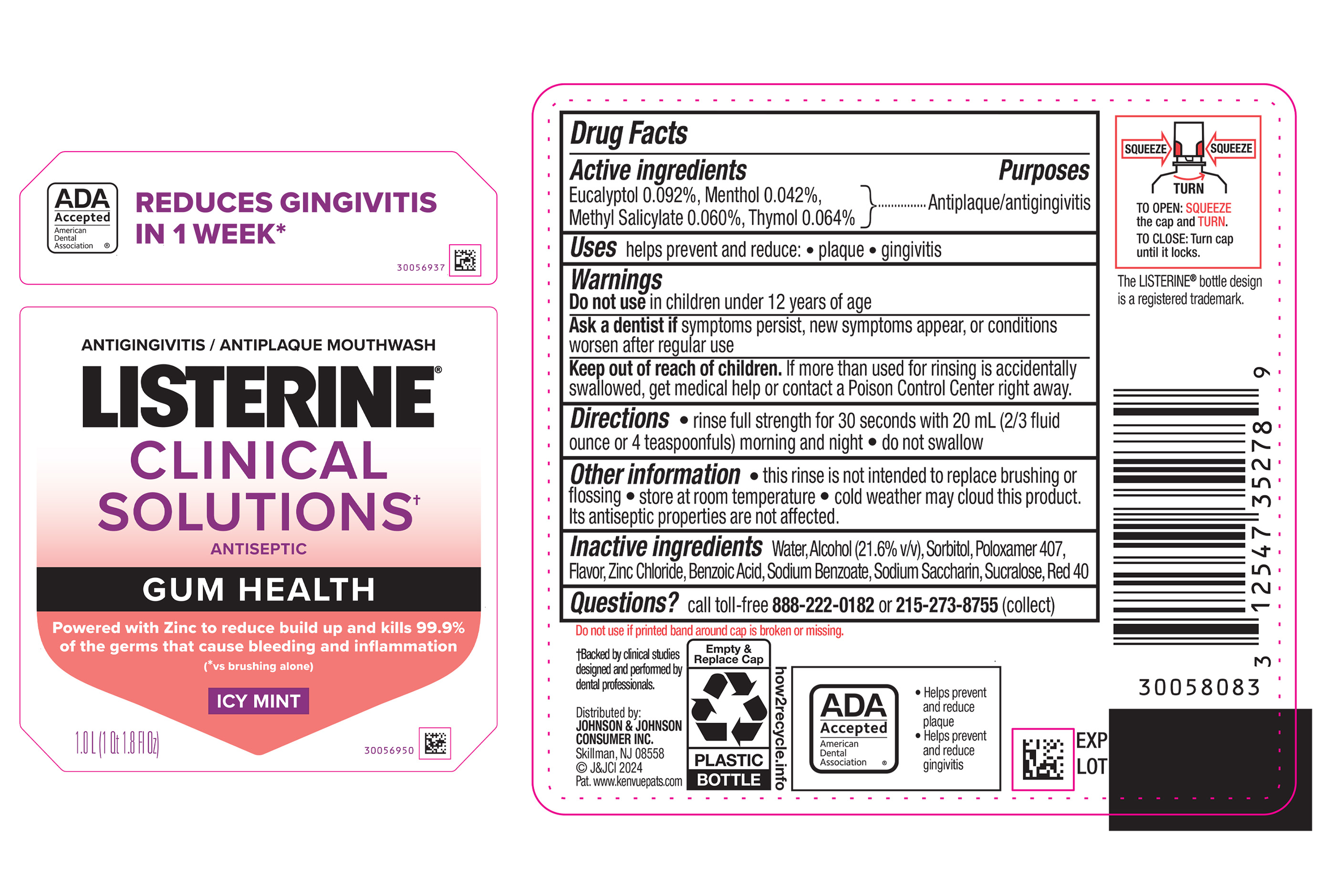 Pill image for Listerine Clinical Solutions Gum Health Icy Mint