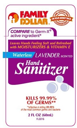 Pill image for Waterless Lavender Scented Hand Sanitizer