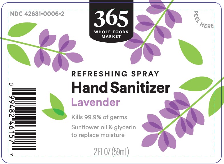 Pill image for Whole Foods 365 Hand Sanitizer Spray - Lavender 2 Fl Oz