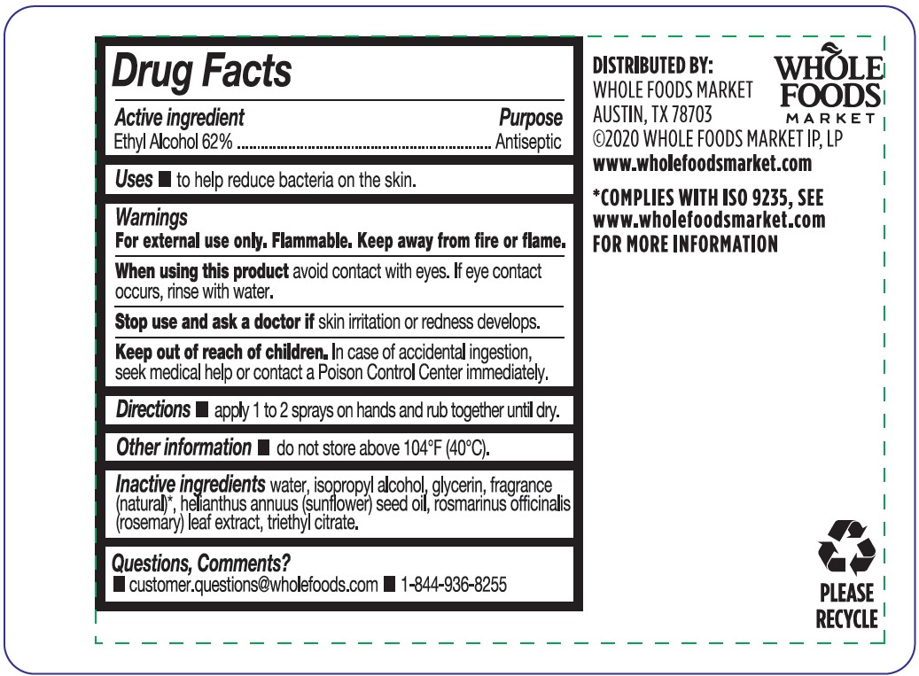 Pill image for Whole Foods 365 Cucumber Aloe Hand Sanitizer Spray 2 Fl Oz