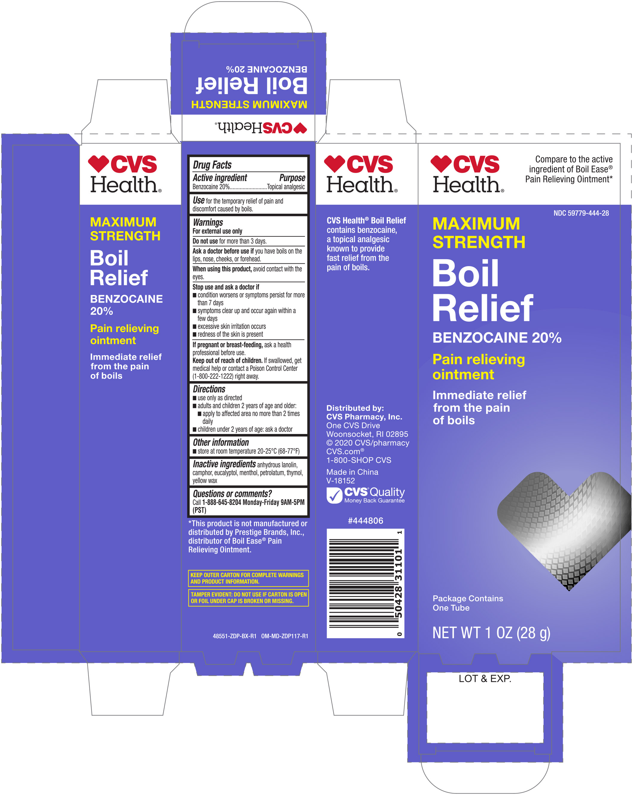 Pill image for Cvs Boil Relief Ointment 1 Oz 48551 Zdp