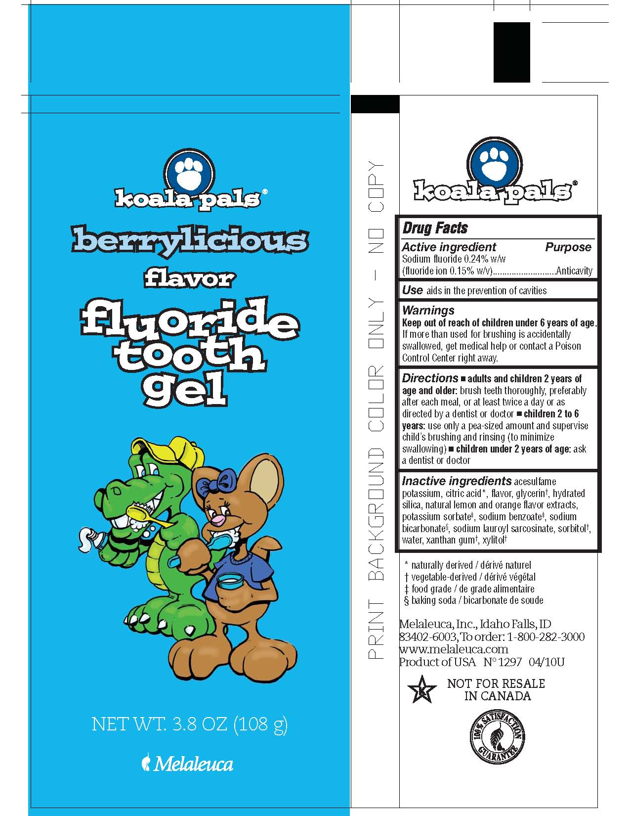 Pill image for Kp Fluoride Tooth Gel Content Of Label