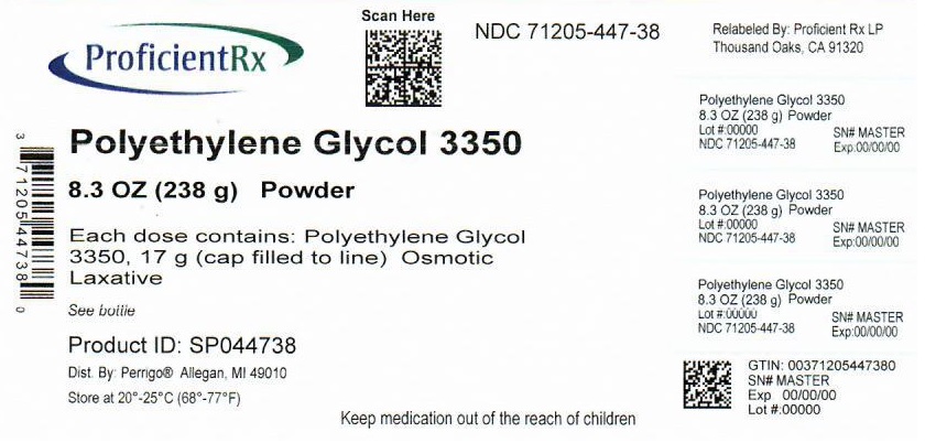 Pill image for Perrigo Clearlax® Drug Facts