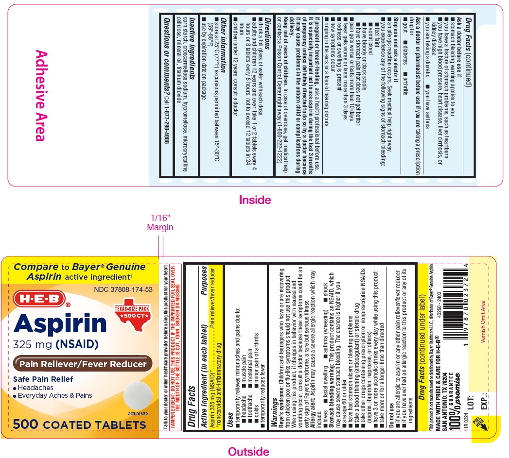 Pill image for Heb Aspirin 325 Mg Tablets