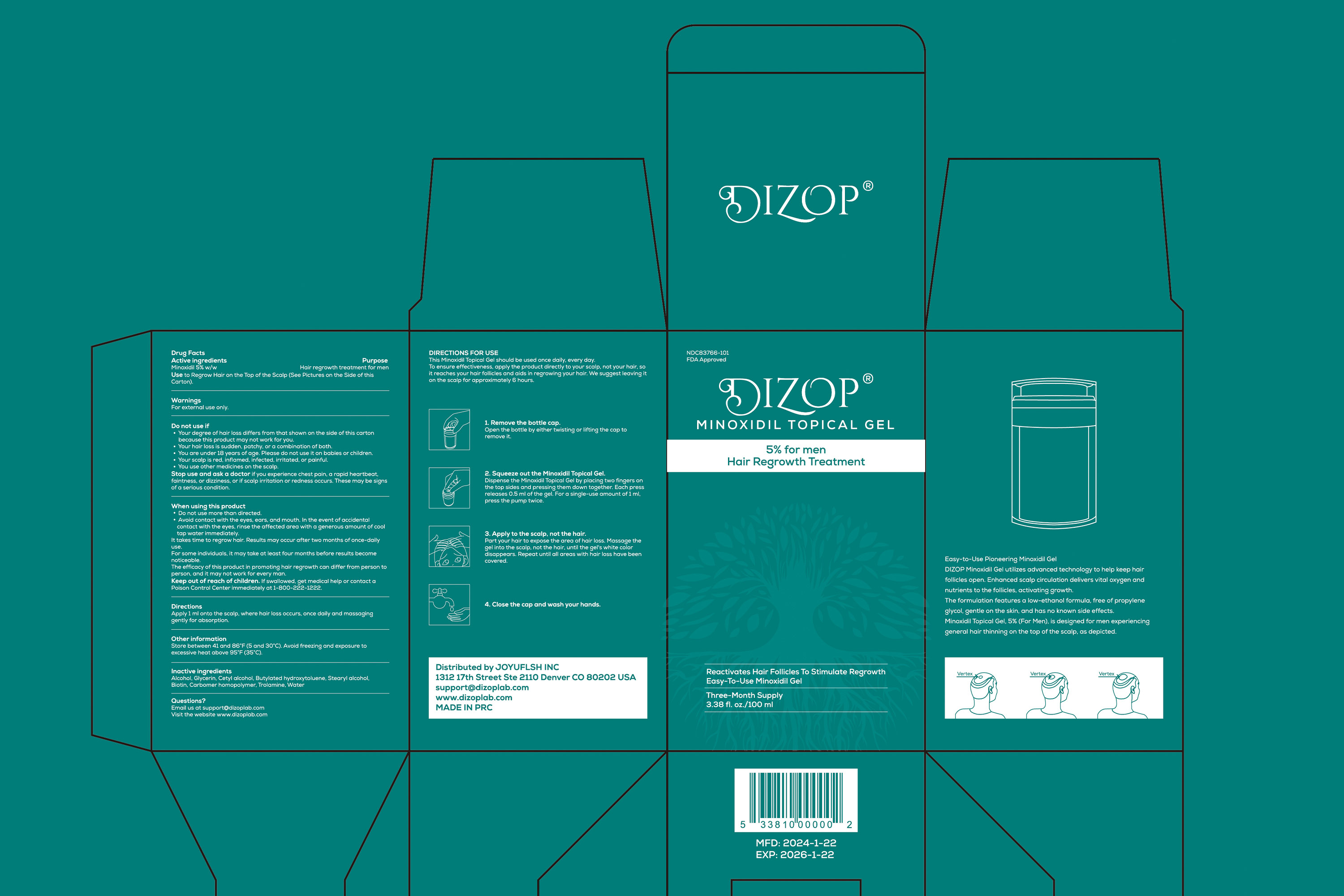 Pill image for Dizop Minoxidil Topical Gel