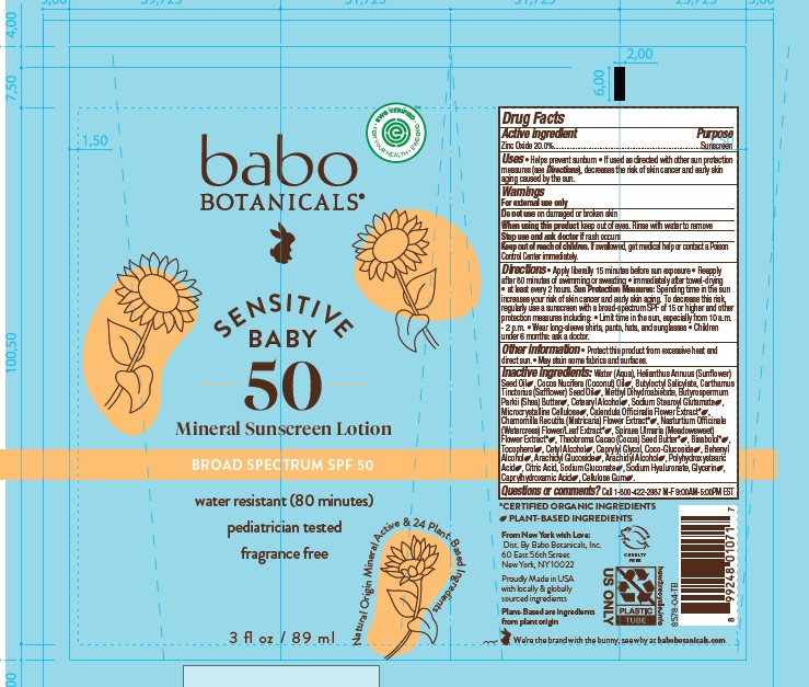 Pill image for Babo Botanicals Sensitive Baby Mineral Sunscreen Spf50