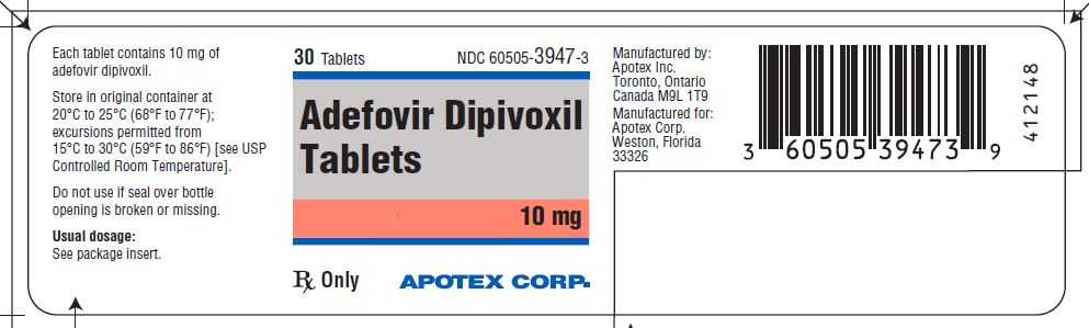 Pill image for These Highlights Do Not Include All The Information Needed To Use Adefovir Dipivoxil Tablets