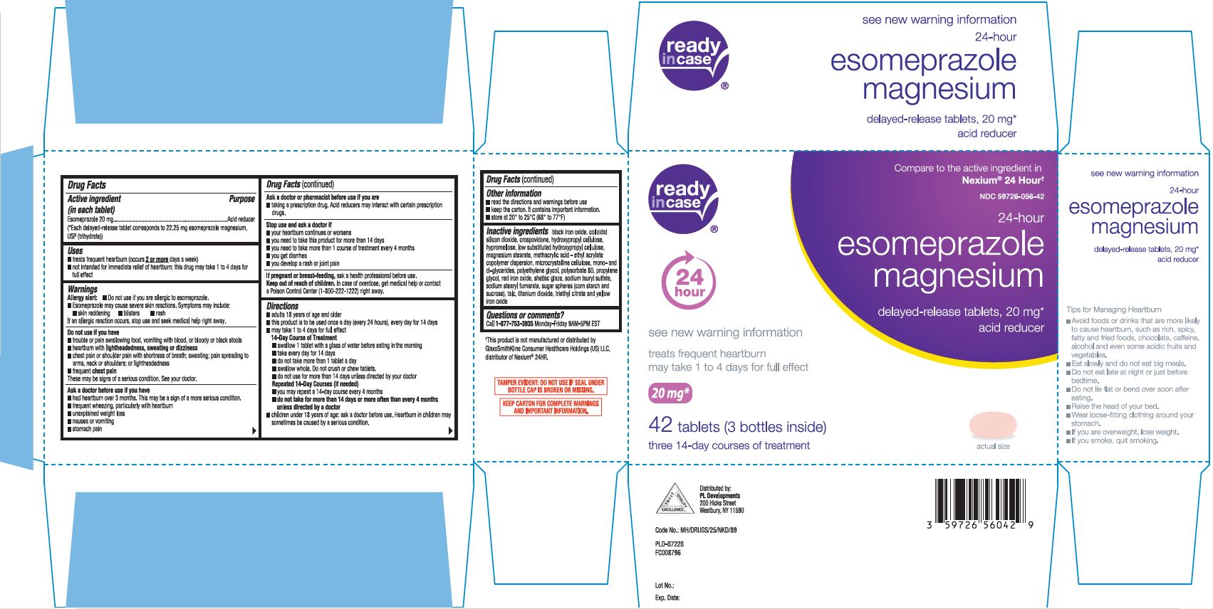 Pill image for Esomeprazole Magnesium Delayed-release Capsules 20 Mg - Actavis
