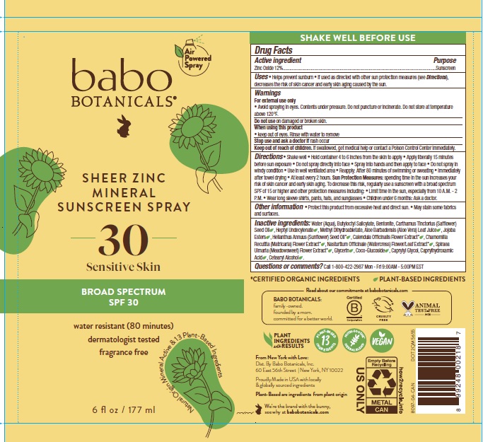 Pill image for Babo Botanicals Sheer Zinc Mineral Sunscreen Spf30