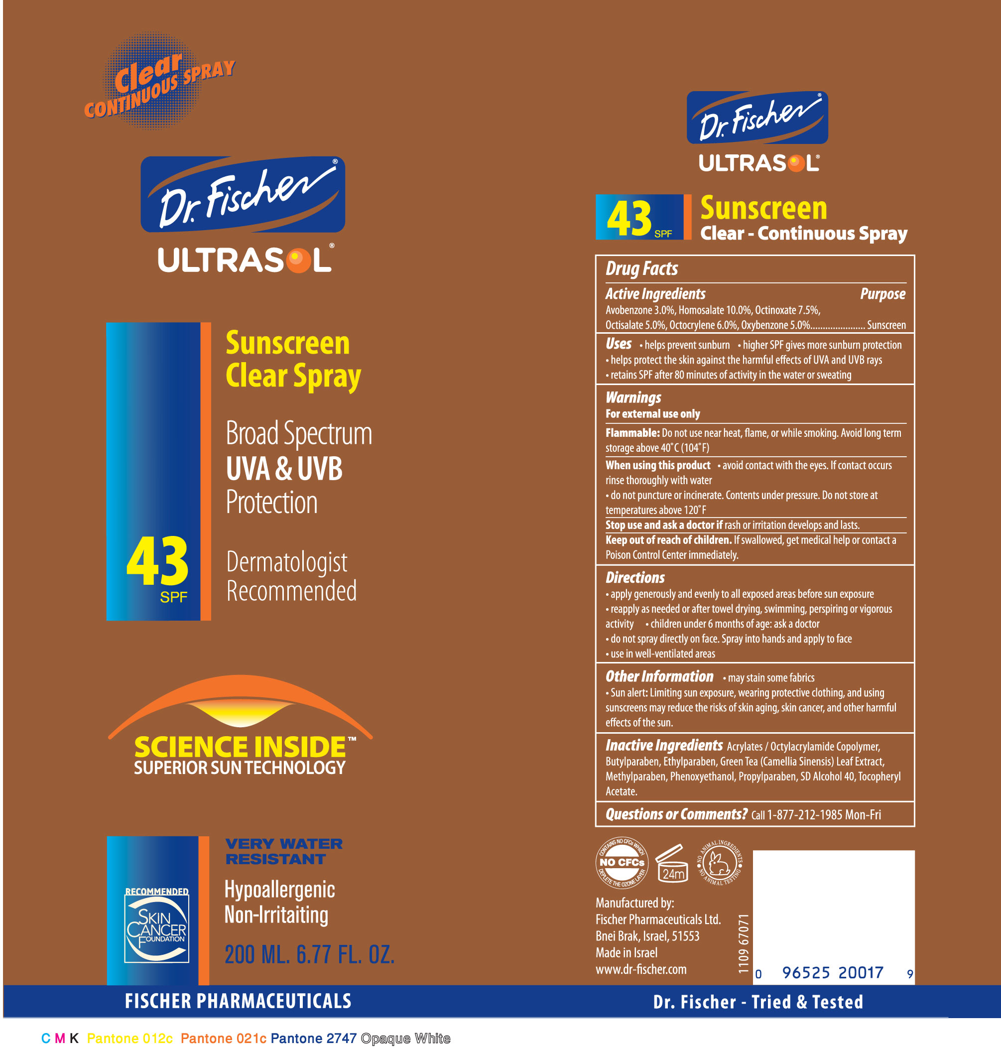 Pill image for Dr. Fischer Ultrasol Clear Continuous Spray Spf43