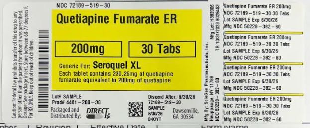 Pill image for Quetiapine Fumarate Er
