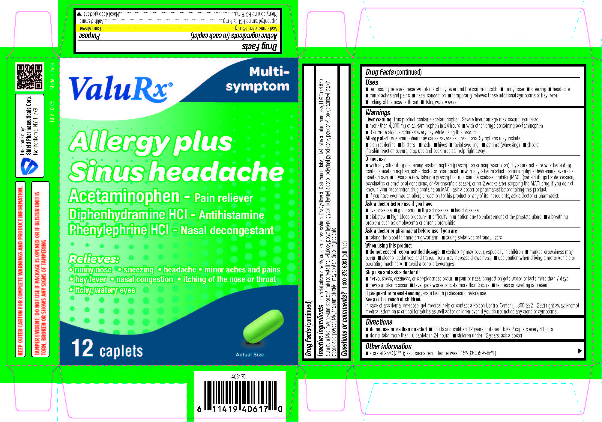 Pill image for Allergy Plus Sinus Headache