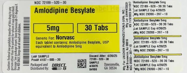 Pill image for Amlodipine Besylate