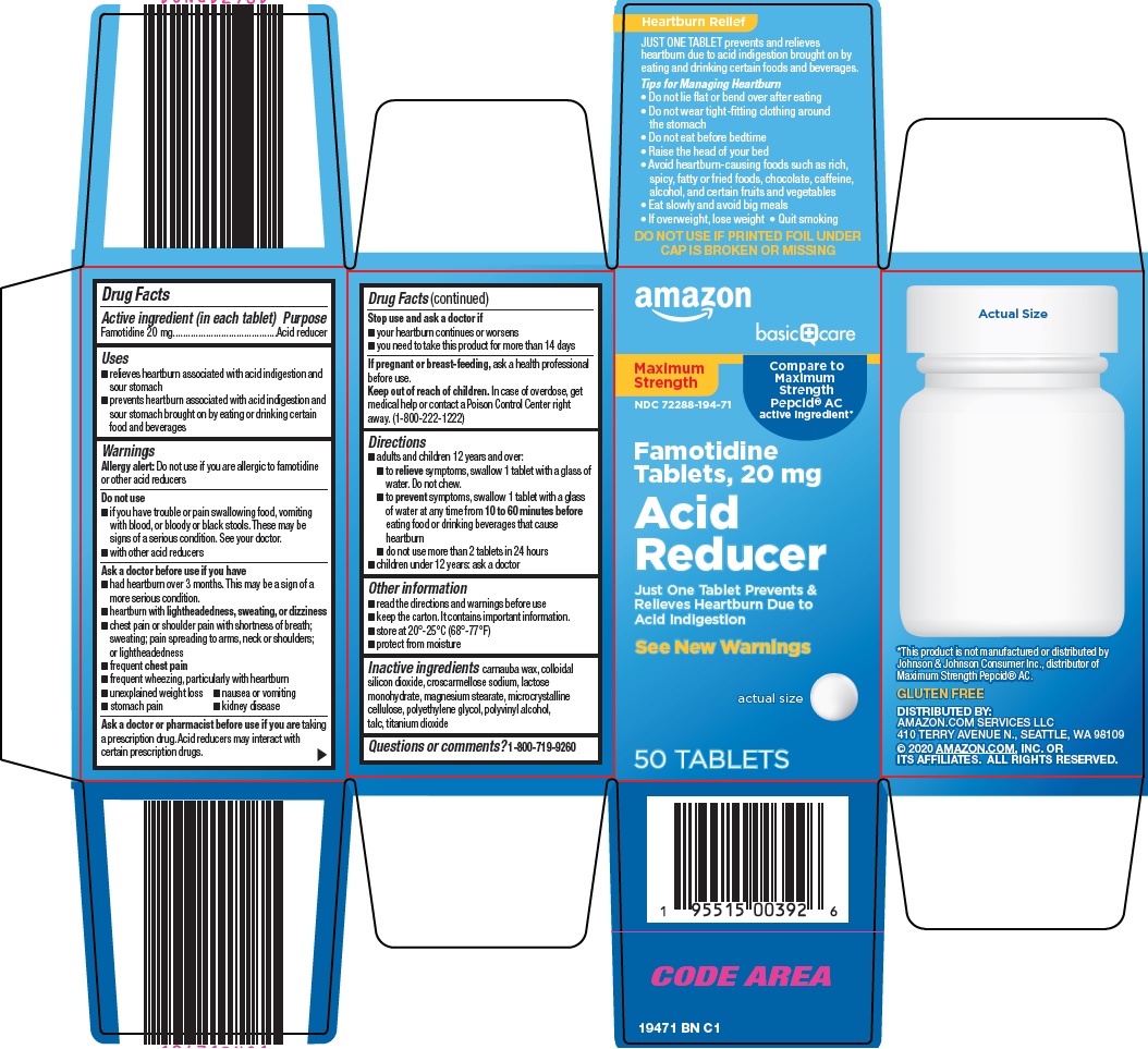 Pill image for amazon acid reducer drug facts