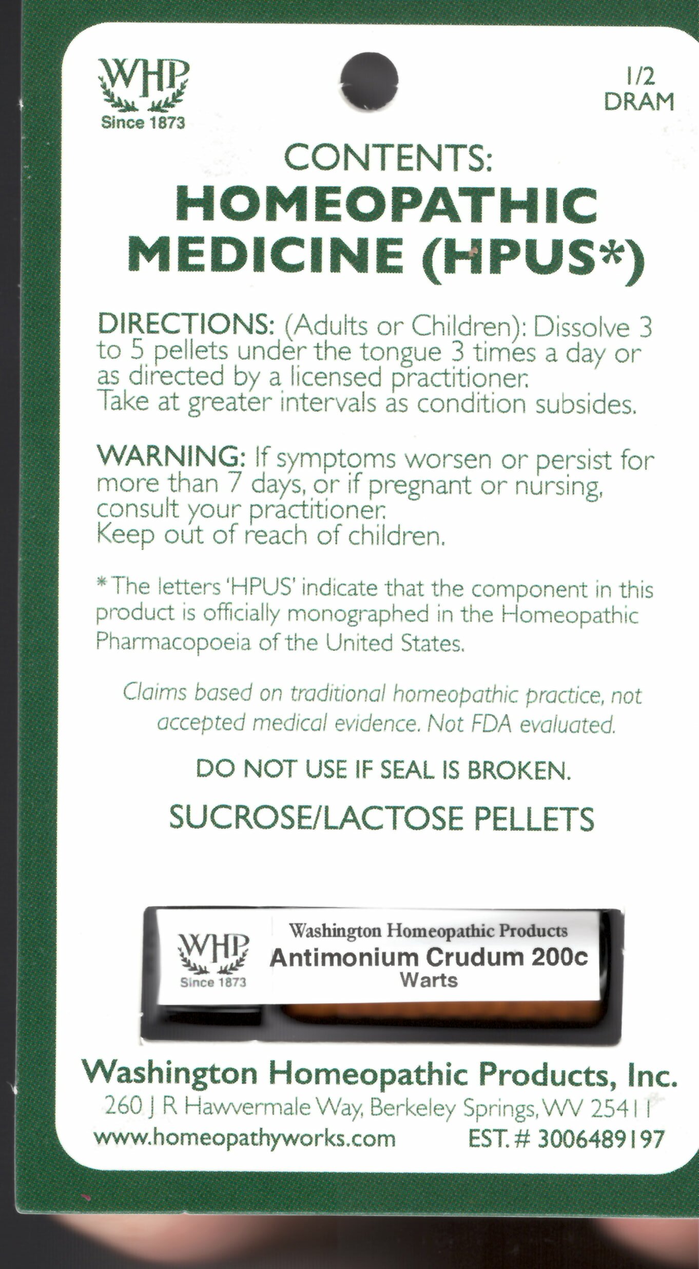 Pill image for Antimonium Crudum Kit Refill 200c