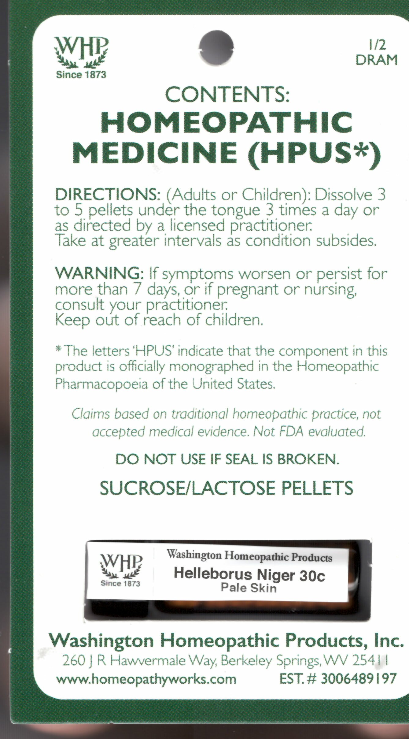 Pill image for Helleborus Niger Kit Refill 30c