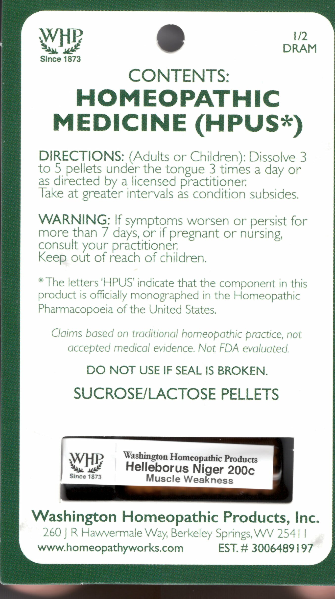 Pill image for Helleborus Niger Kit Refill 30c