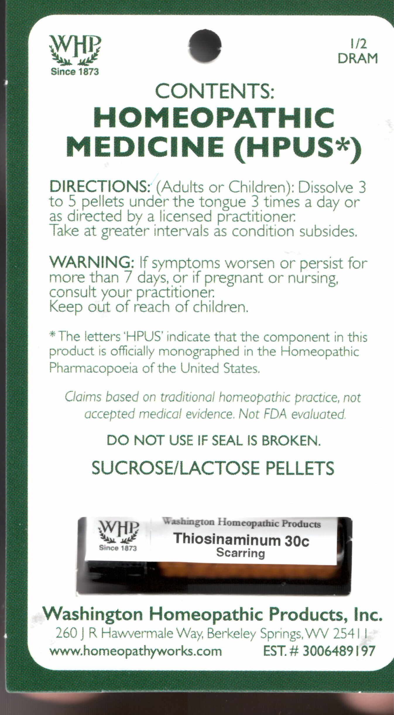 Pill image for Thiosinaminum Kit Refill 30c