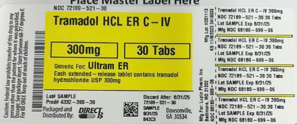 Pill image for Tramadol Hcl Er C-iv