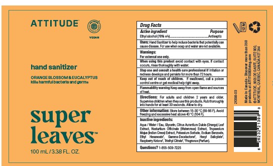 Pill image for Attitude Super Leaves Hand Sanitizer - Orange Leaves