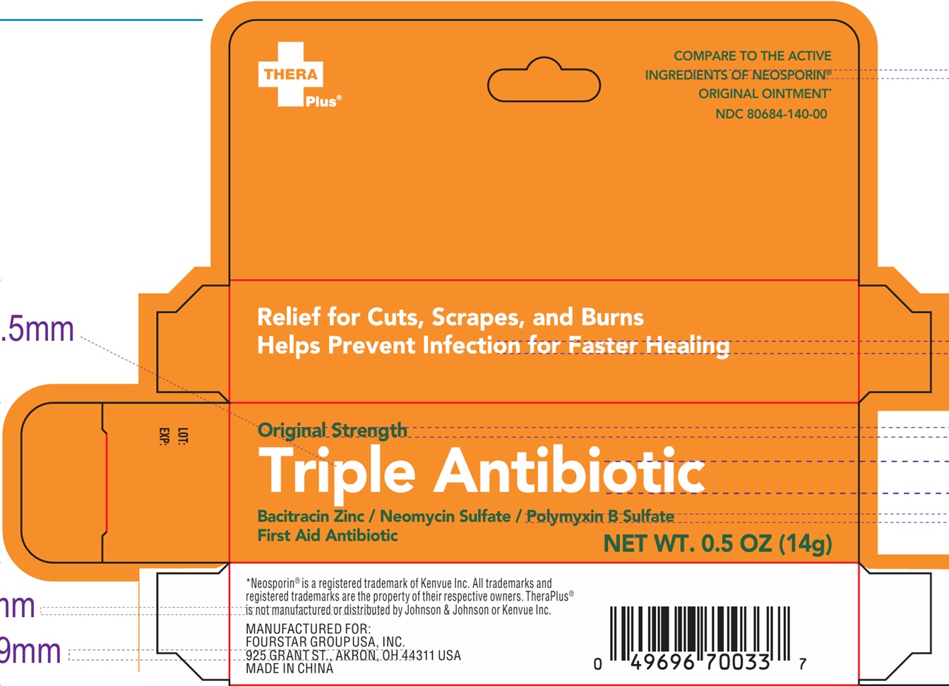 Pill image for Thera Plus Original Strength Triple Antibiotic