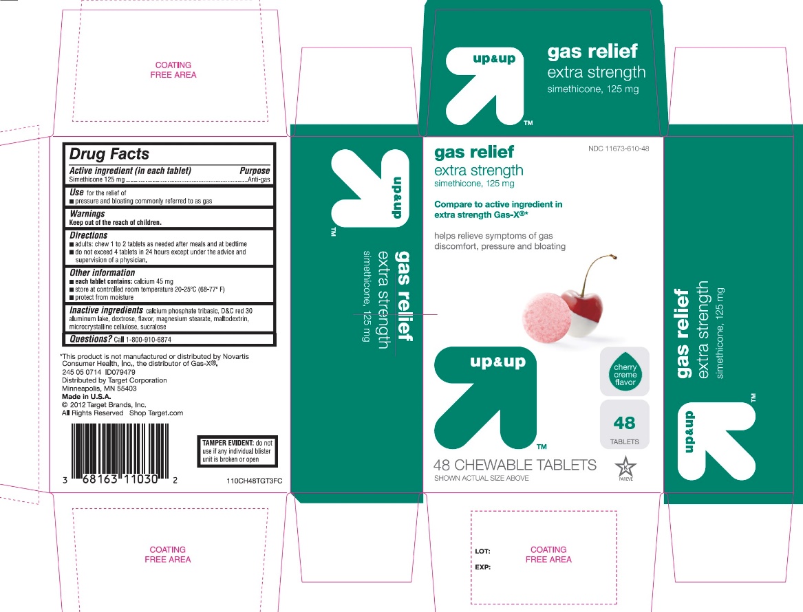 Pill image for Up And Up Extra Strength Gas Relief Chewables