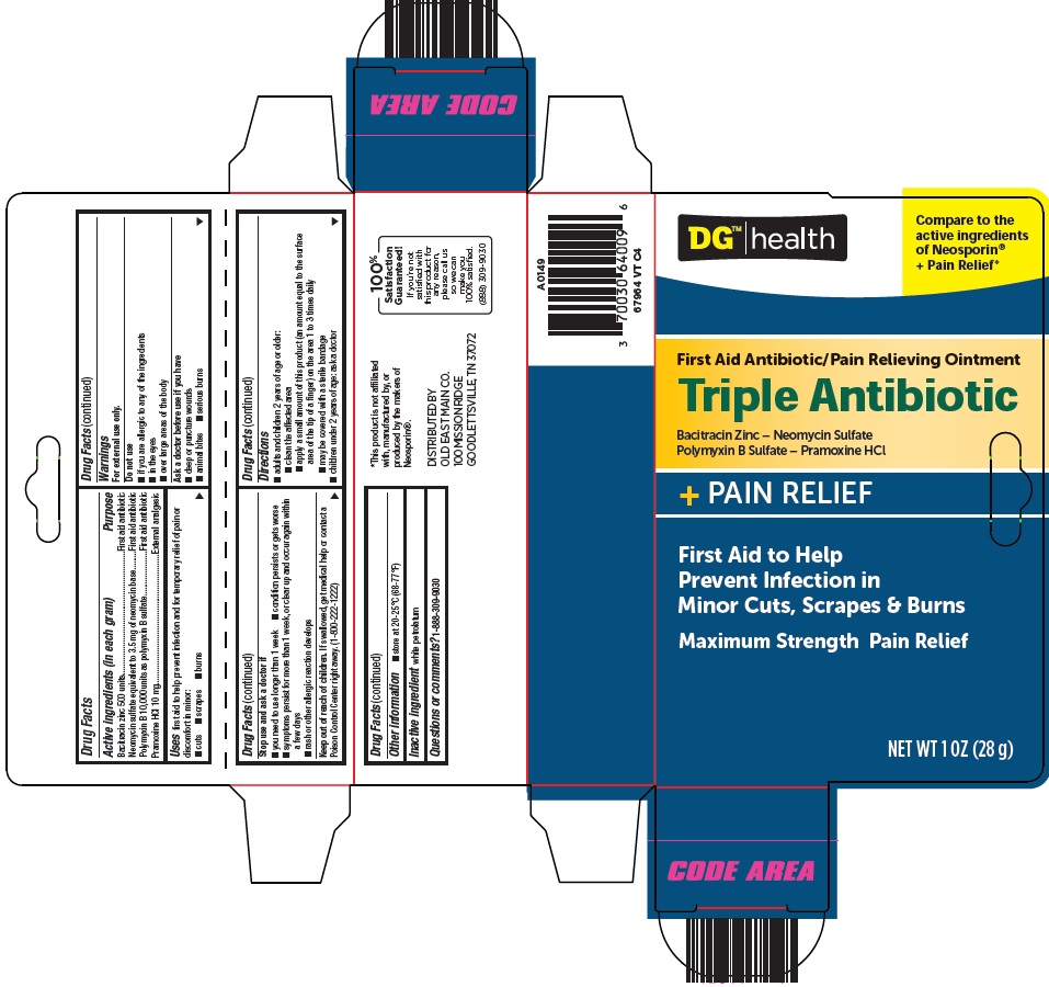 Pill image for Dolgencorp, Llc Triple Antibiotic Drug Facts