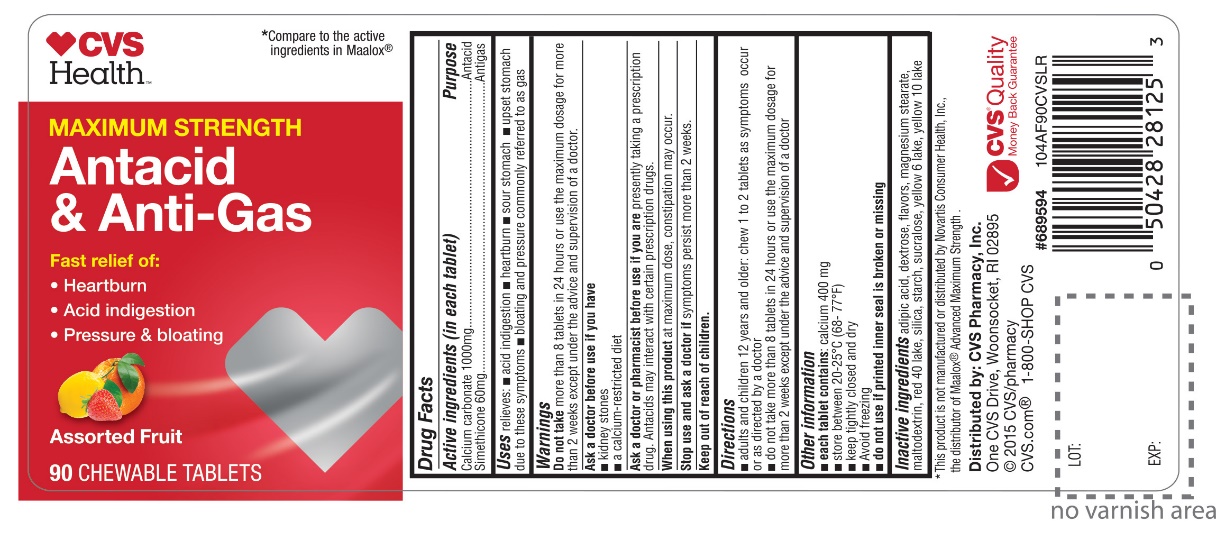 Pill image for Cvs Health Maximum Strength Antacid And Anti-gas