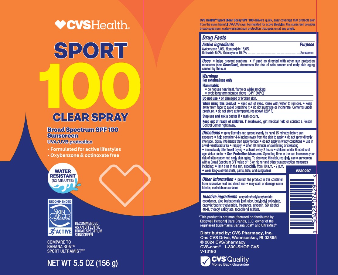 Pill image for cvs health sport 100 clear spray