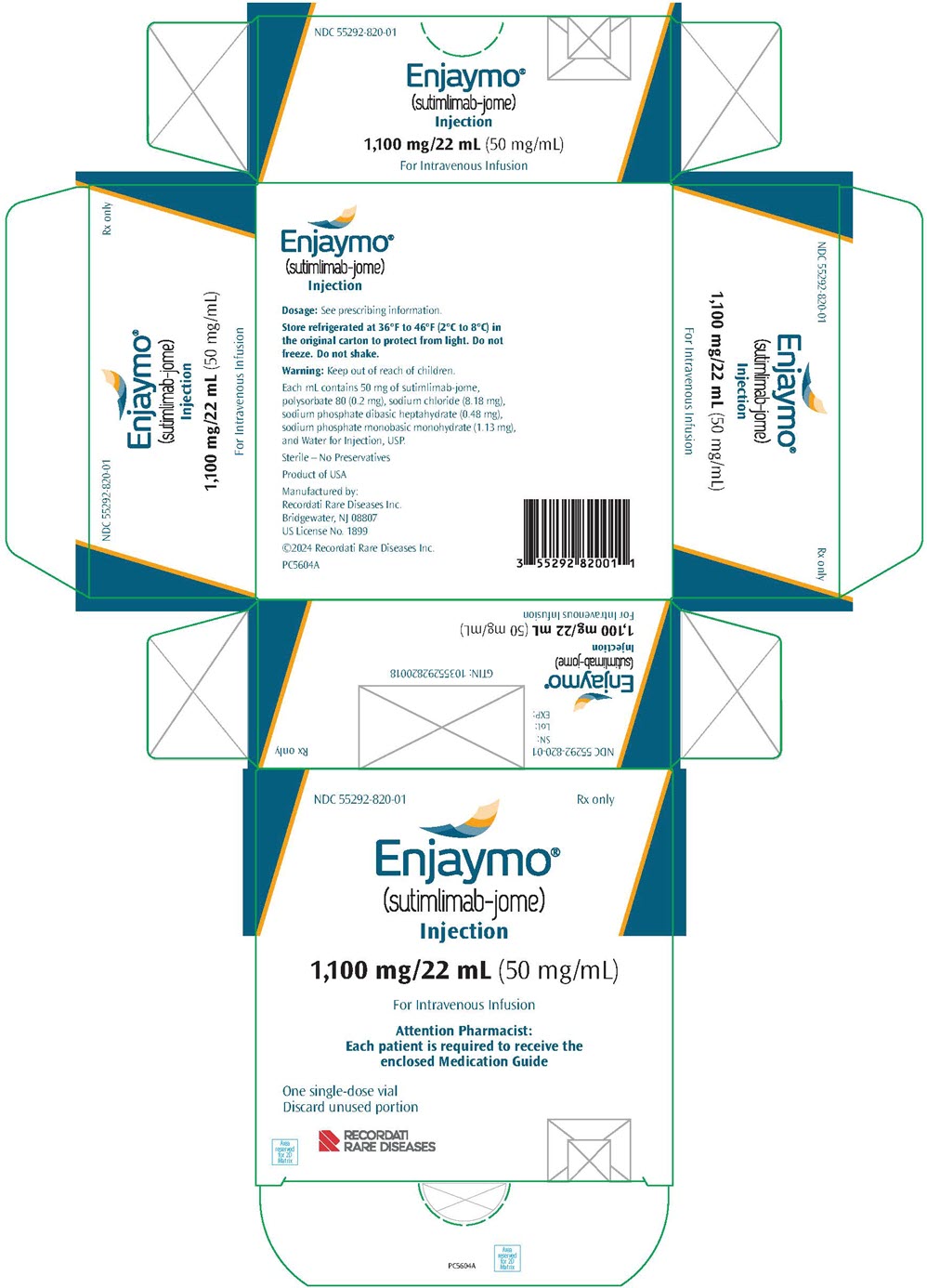 Pill image for These Highlights Do Not Include All The Information Needed To Use Enjaymo Safely And Effectively. See Full Prescribing Information For Enjaymo.