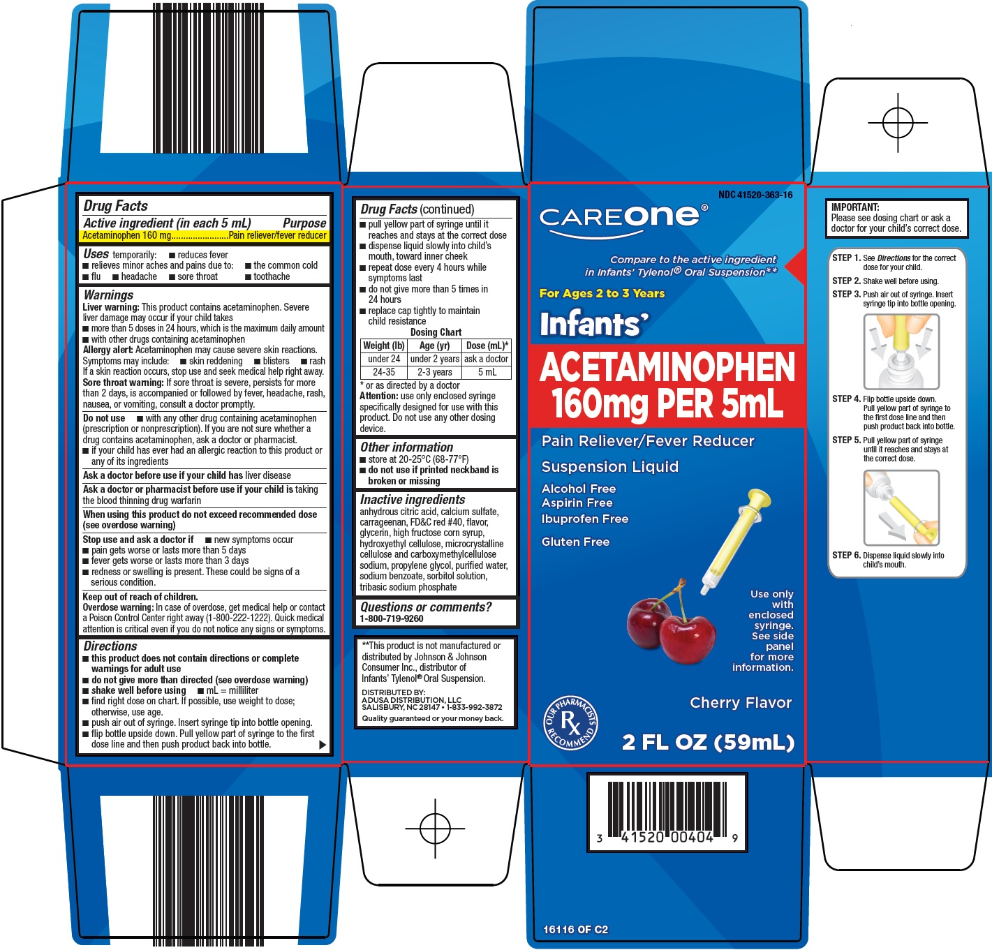 Pill image for American Sales Company Infants’ Acetaminophen 160mg Per 5ml Drug Facts