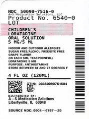 Pill image for major pharmaceuticals children’s loratadine oral solution drug facts