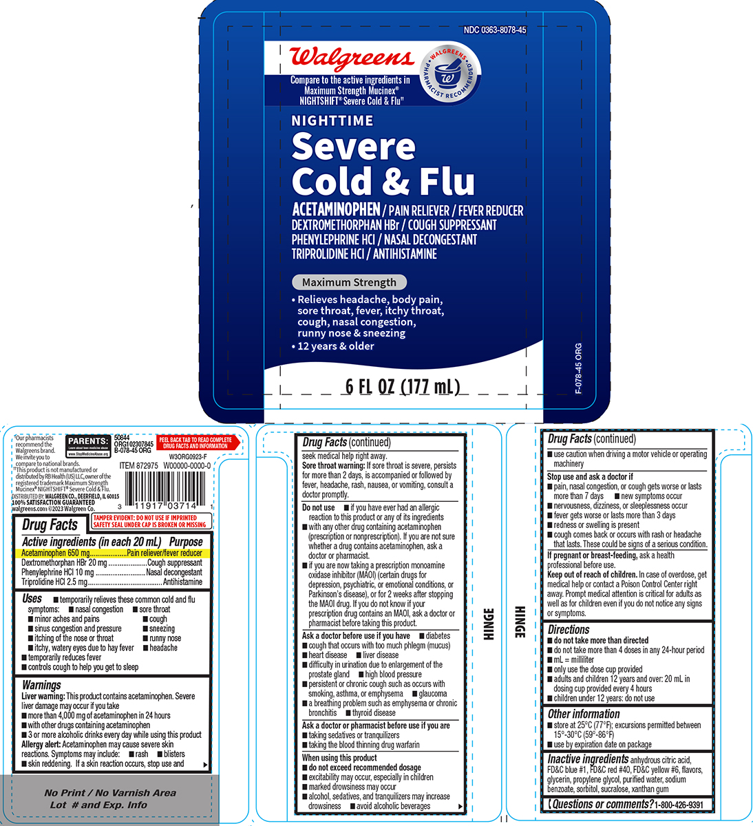 Pill image for Walgreens 44-078