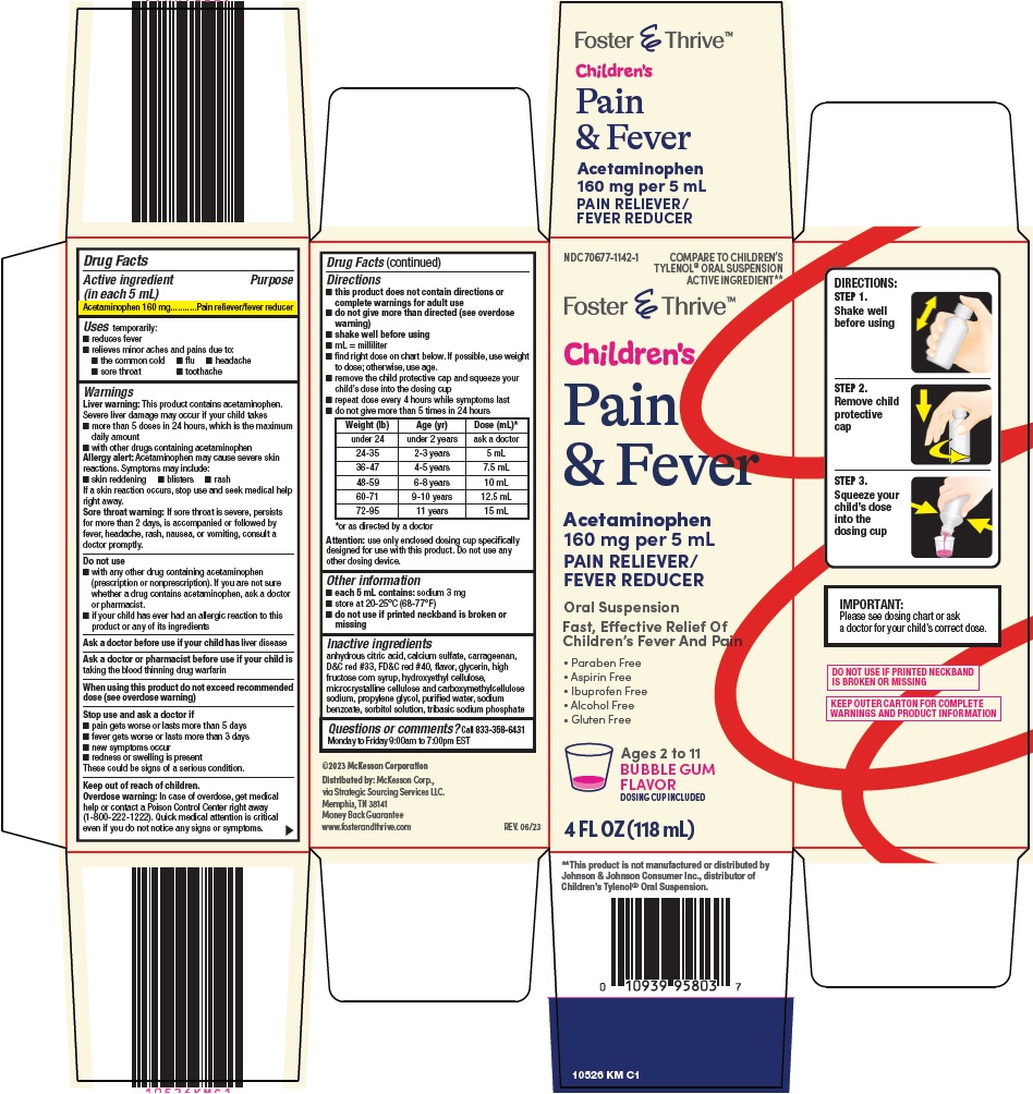 Pill image for Mckesson Children’s Pain & Fever Drug Facts