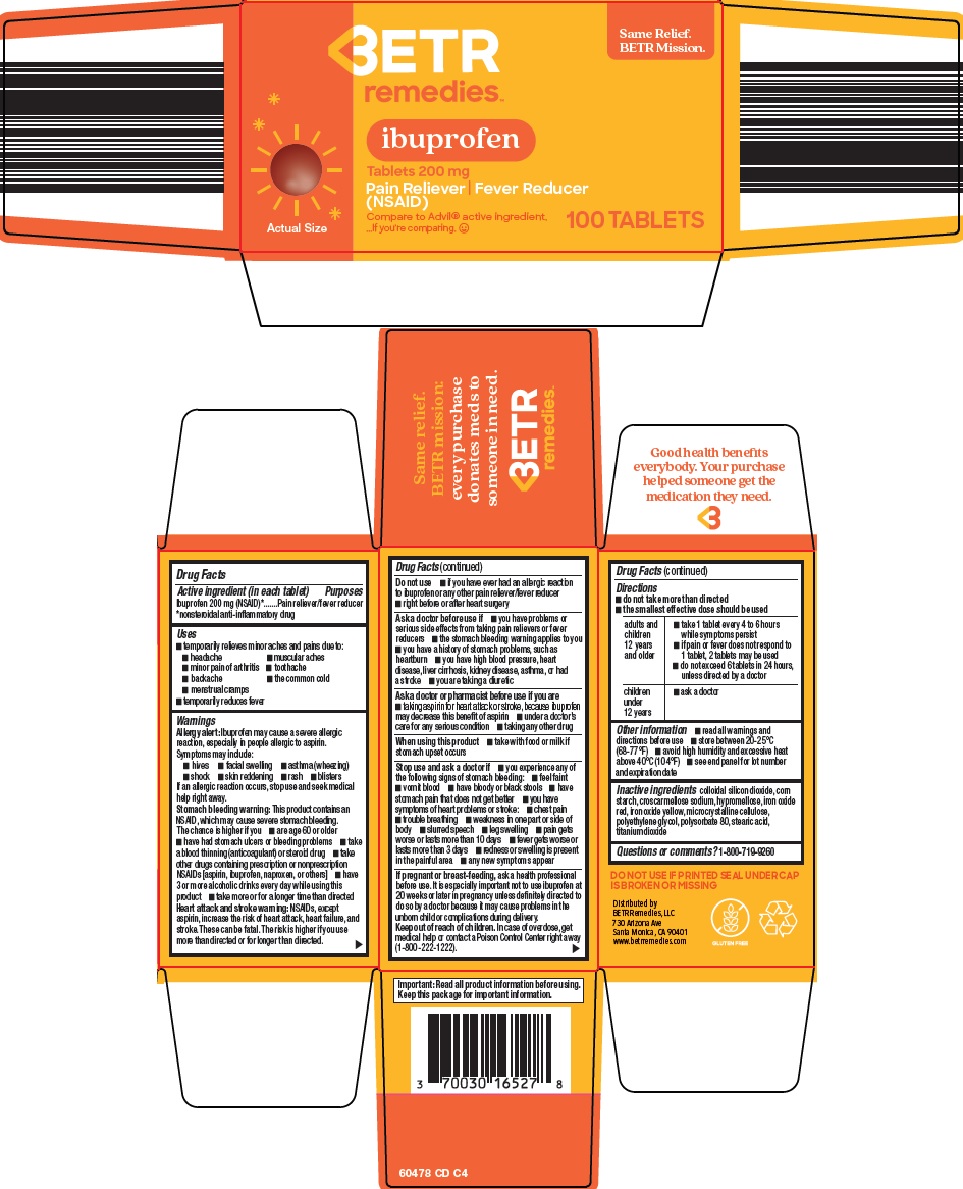 Pill image for Live Betr Llc Ibuprofen Drug Facts