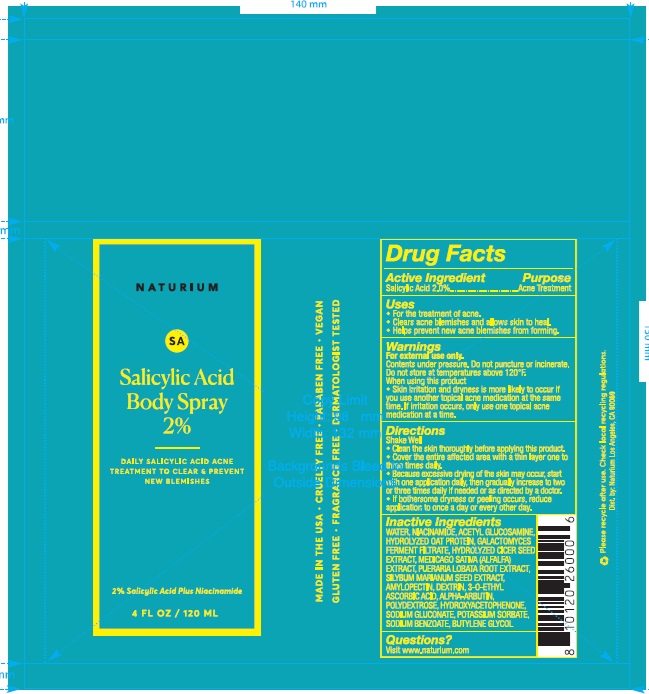 Pill image for Naturium Salicylic Acid Body Spray 2%