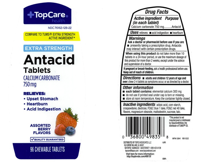 Pill image for Topcare Extra Strength Antacid Assorted Berry Chewable Tablets