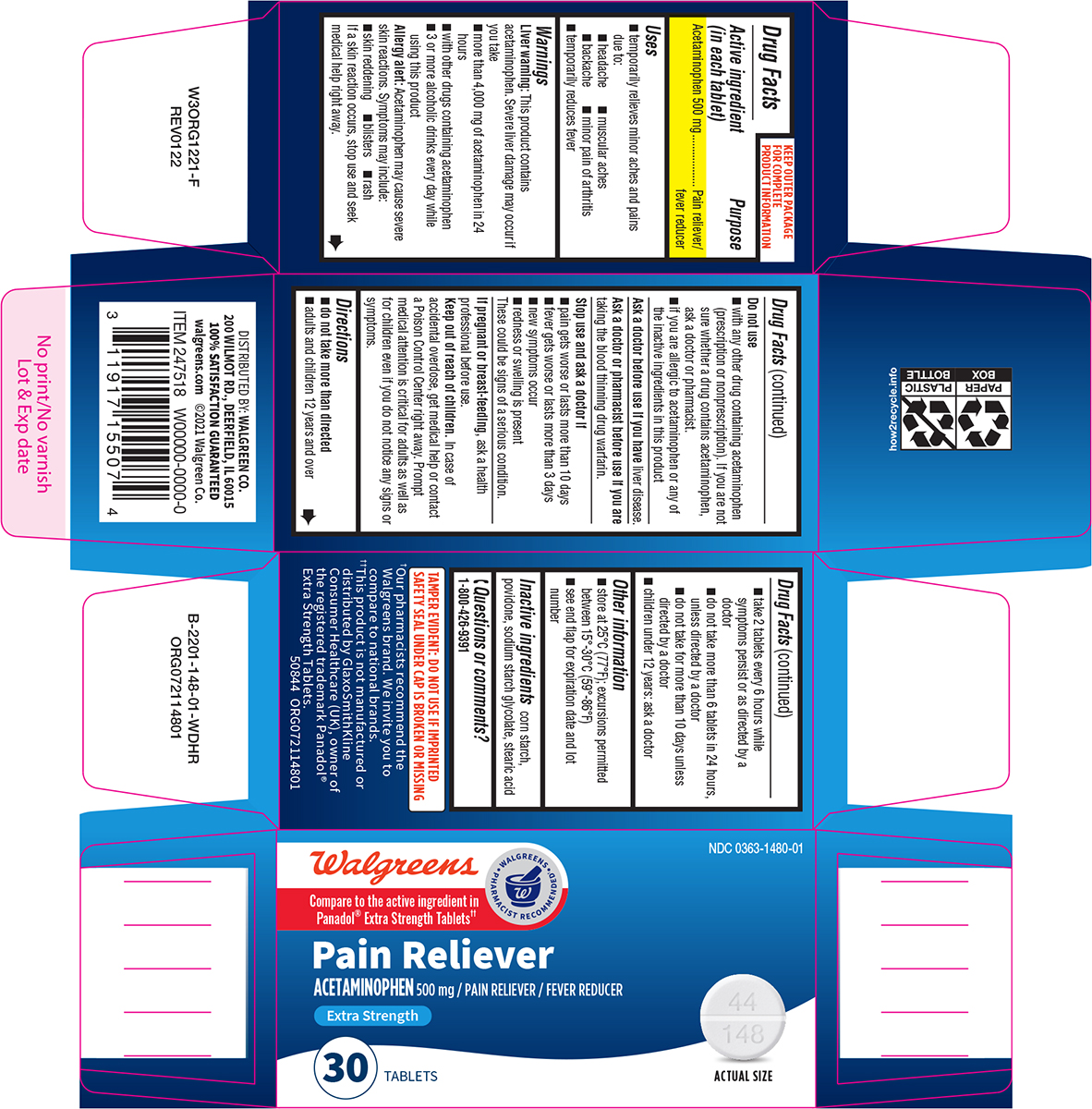 Pill image for Walgreens 44-148-p
