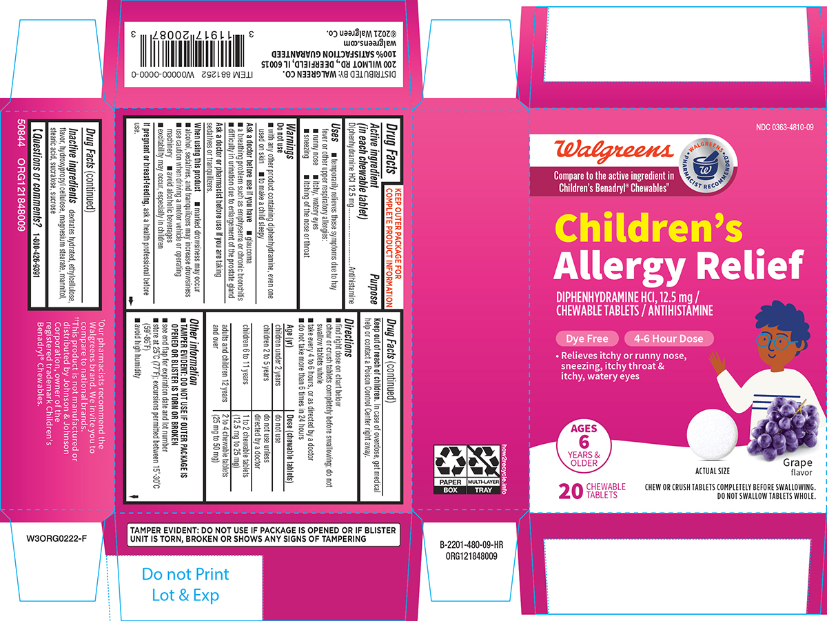 Pill image for Walgreens 44-480-childrens Allergy Relief
