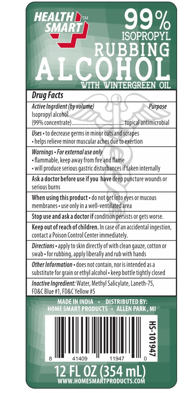 Pill image for Health Smart Isopropyl Rubbing Alcohol 99% With Wintergreen