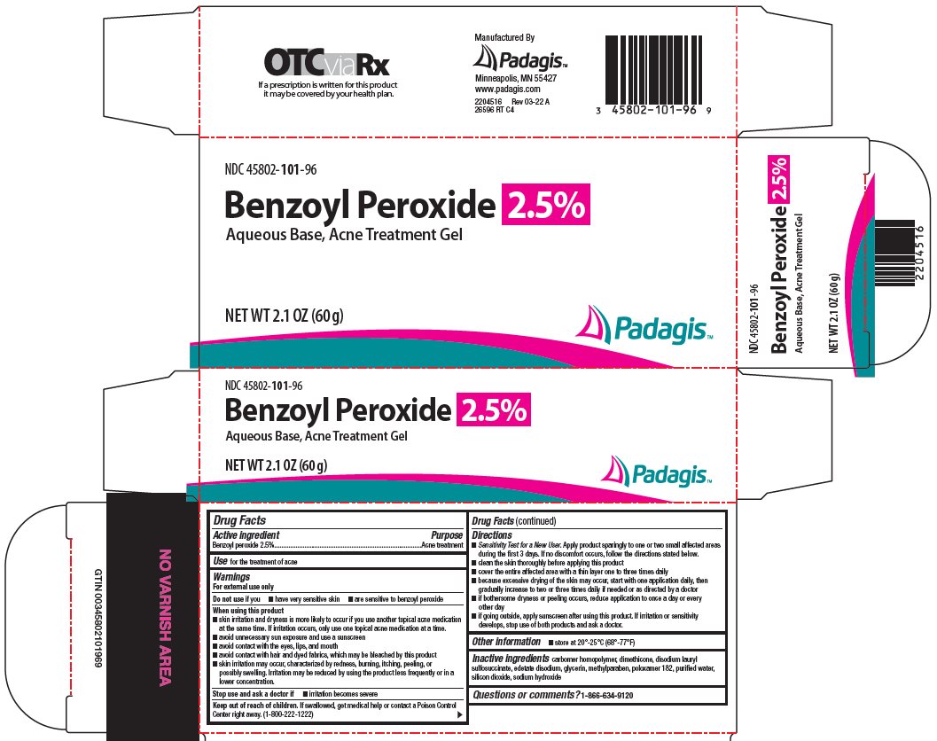 Pill image for Benzoyl Peroxide 2.5% Drug Facts