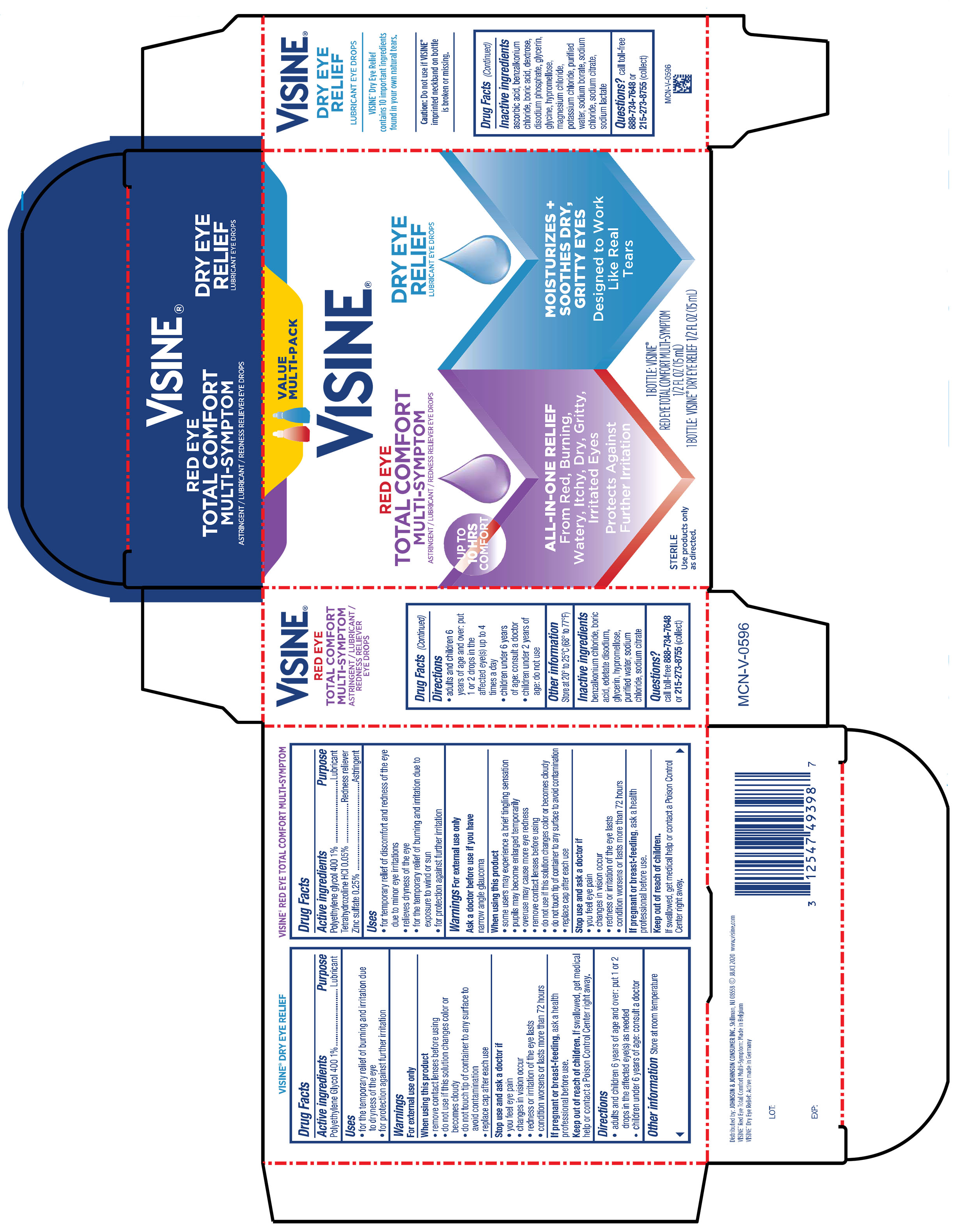 Pill image for Visine Red Eye Total Comfort And Tears Dry Eye Relief