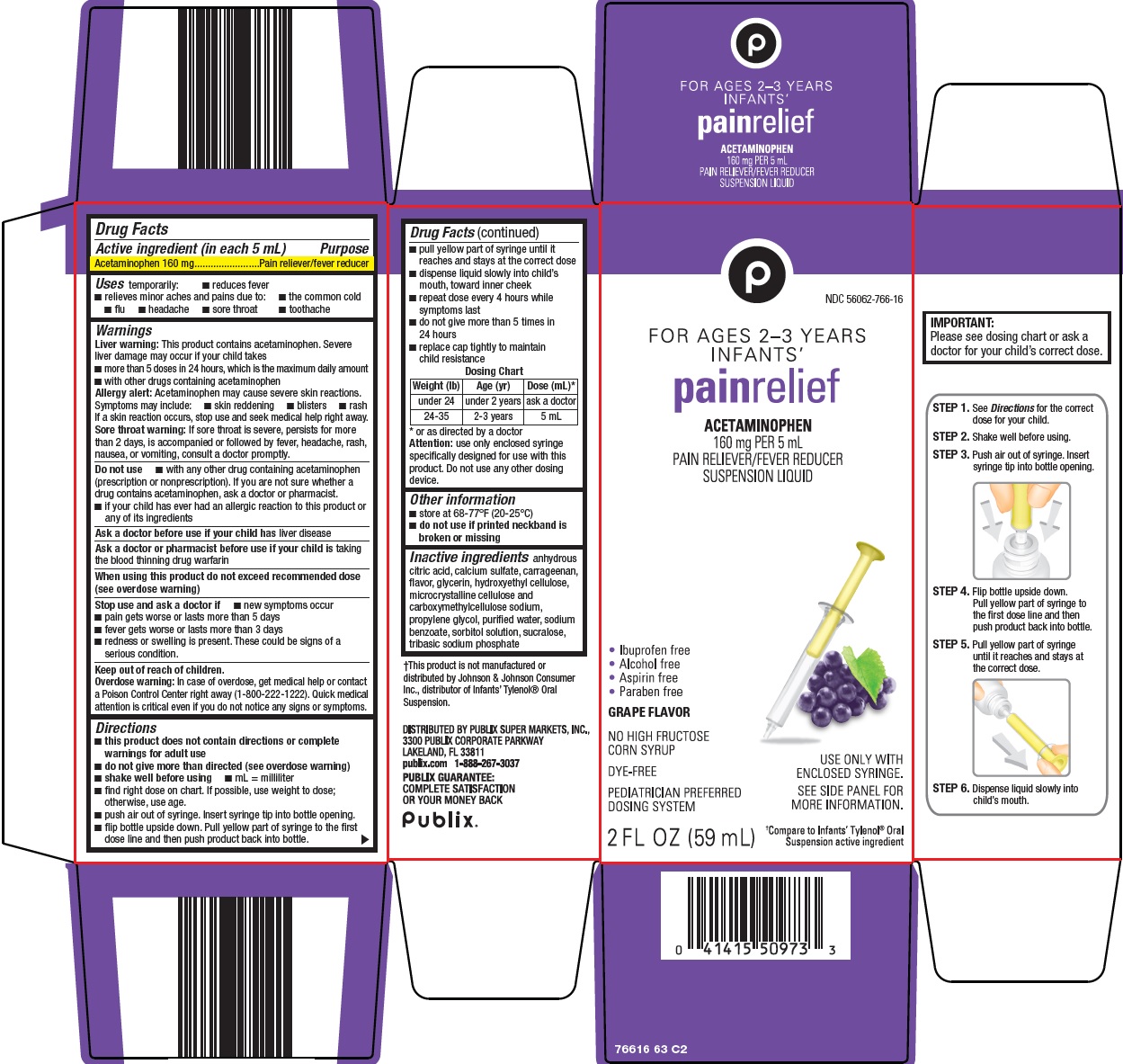 Pill image for Publix Super Markets, Inc. Pain Relief Drug Facts